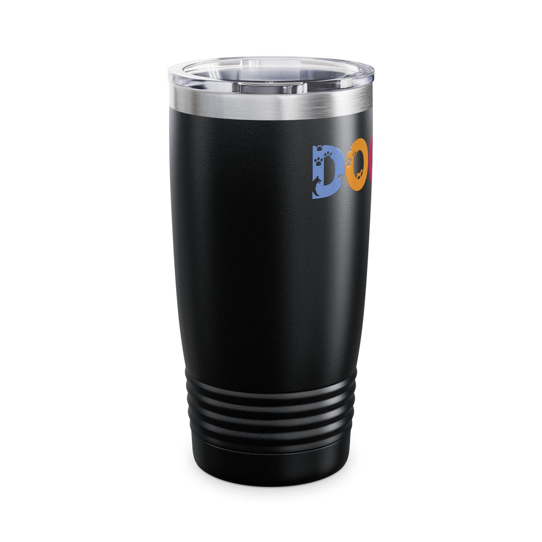 NEED WHITE TEXT Dogs Acrostic Poem Ringneck Tumbler - 20oz