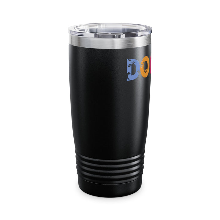NEED WHITE TEXT Dogs Acrostic Poem Ringneck Tumbler - 20oz