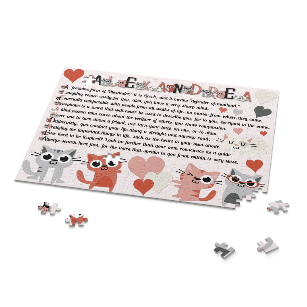 Namesakes, Acrostic Puzzle - Kitty Design