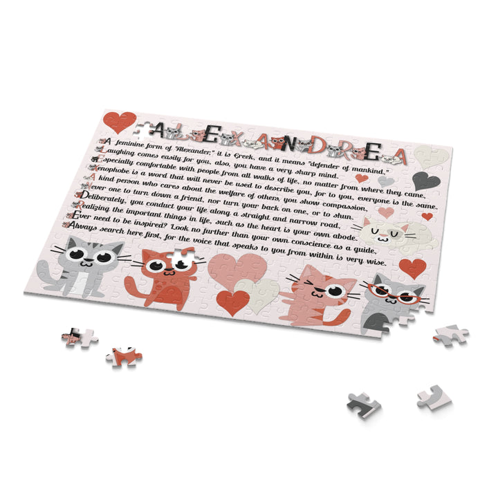 Namesakes, Acrostic Puzzle - Kitty Design