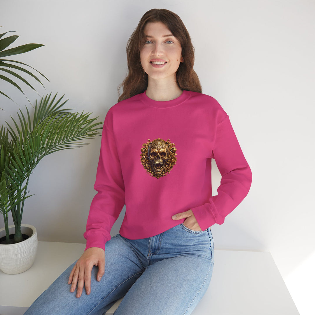 Happy Halloween Acrostic Poem Sweatshirt - Skull