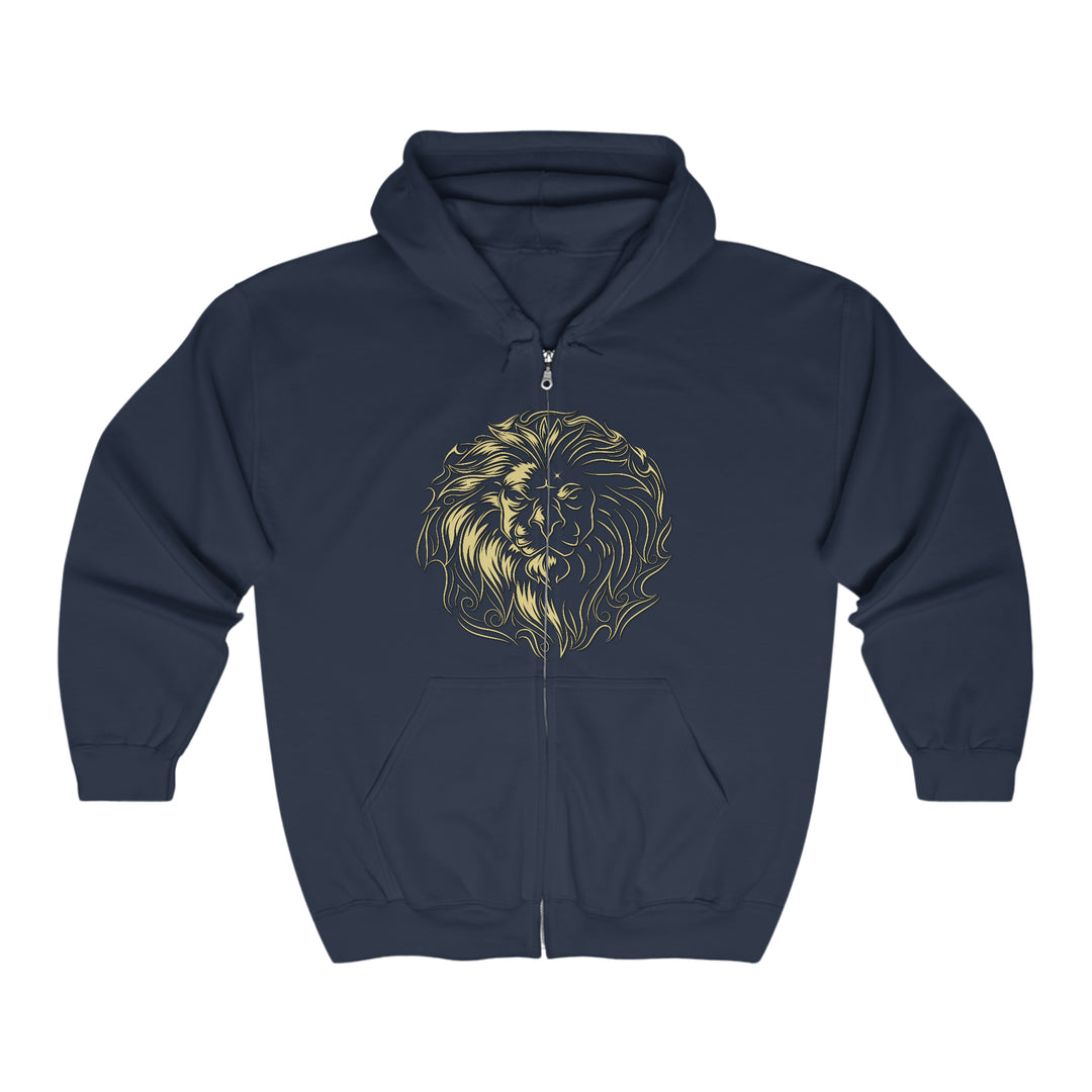 Written in the Stars Unisex Full Zip Hooded Sweatshirt - Leo