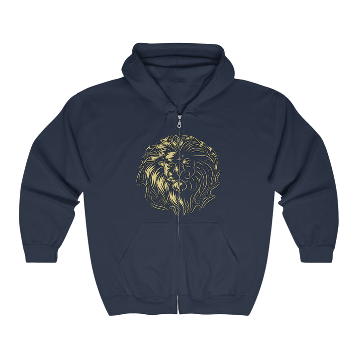 Written in the Stars Unisex Full Zip Hooded Sweatshirt - Leo