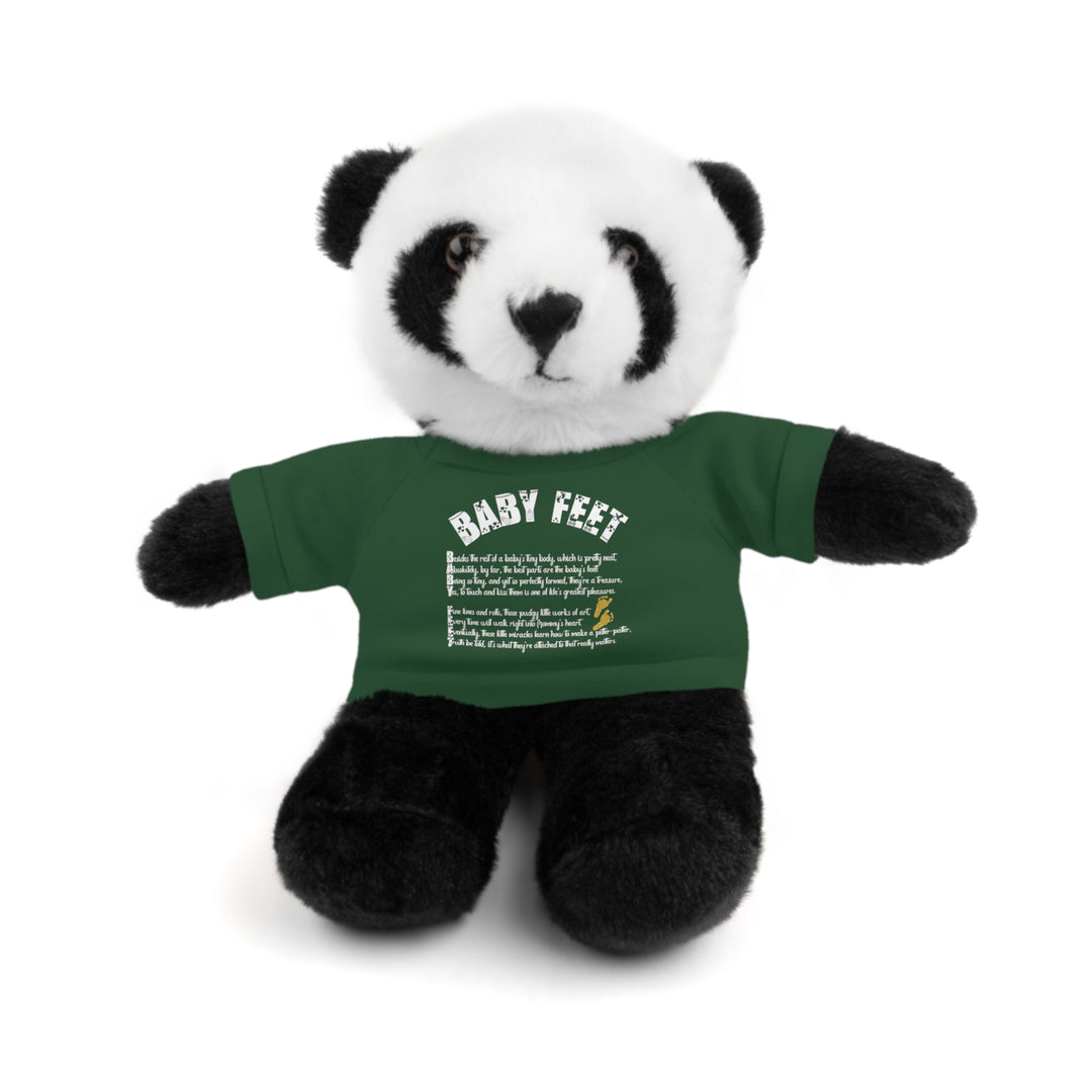 Baby Steps Stuffed Animals with Tee - Baby Feet - Gold Footprints