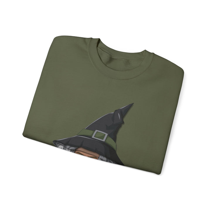 Happy Halloween Acrostic Poem Sweatshirt -  Old Witch