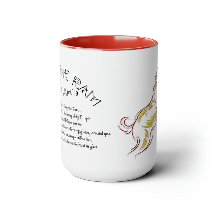 Written in the Stars Two-Tone Coffee Mugs - 15oz - Aries