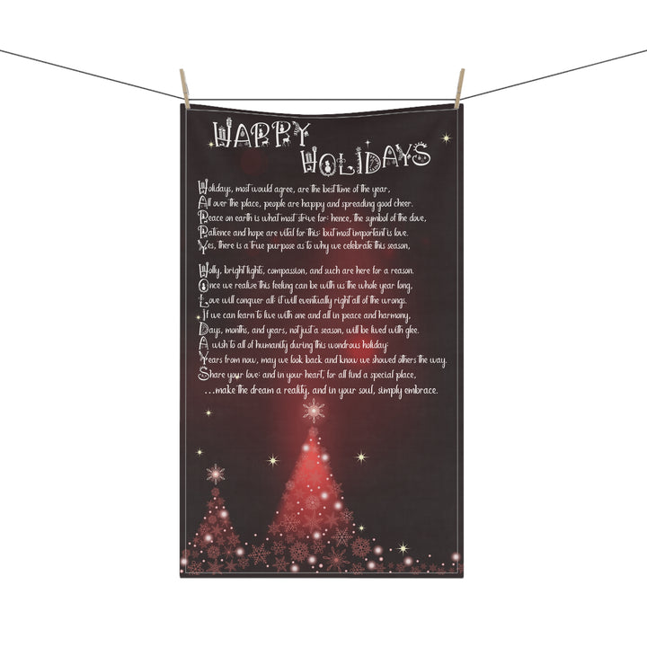 It's Just a Phrase Kitchen Towel - Happy Holidays-2