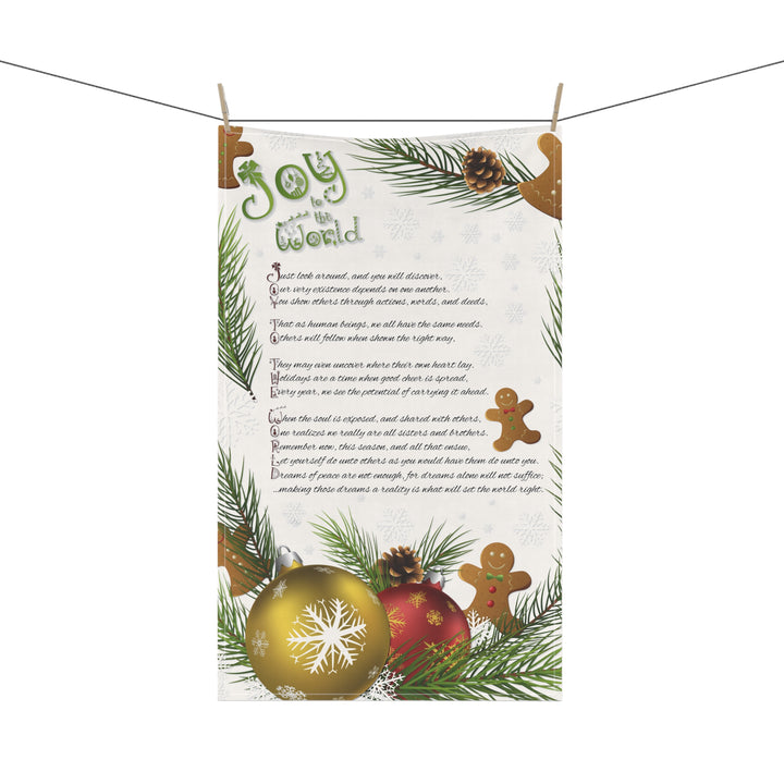 It's Just a Phrase Kitchen Towel - Joy to the World