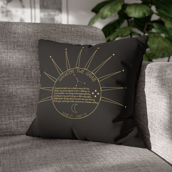 Cancer Acrostic Poem Pillow Cover