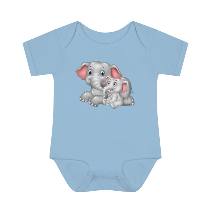 Baby Steps "It's a Girl" Acrostic Poem Bodysuit - Mommy & Baby Elephant