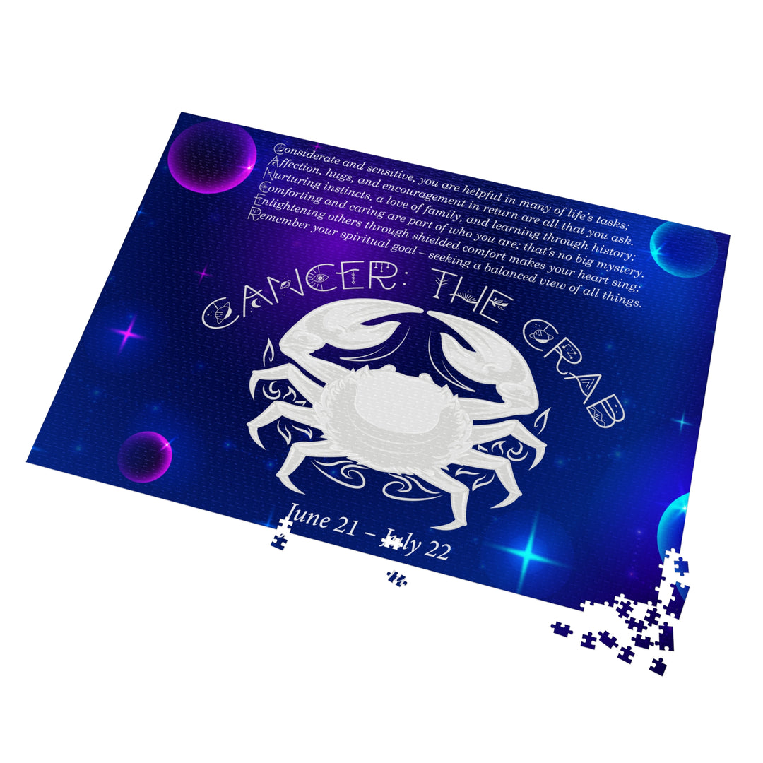 Cancer Acrostic Poem Puzzle - Tin Box