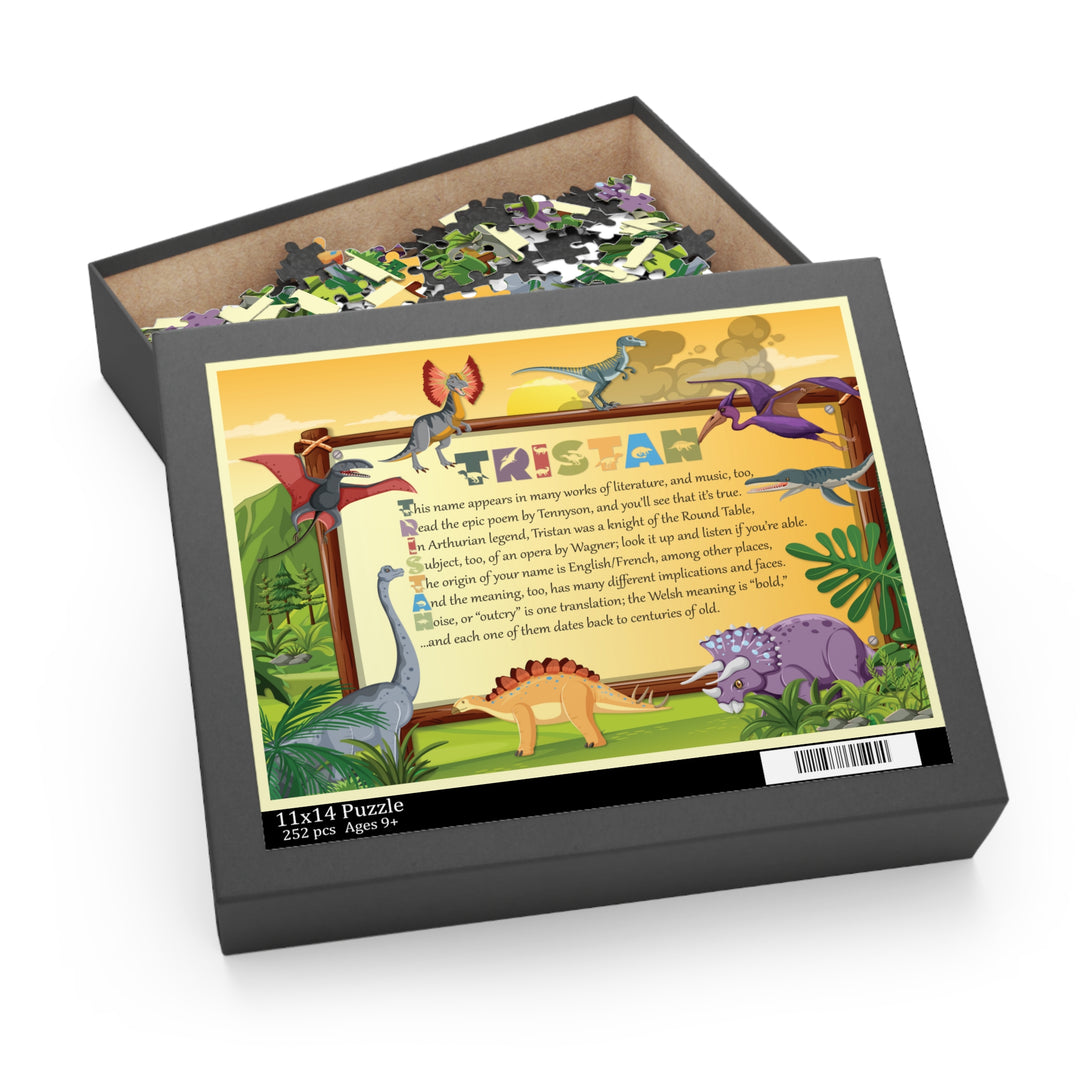 Namesakes Acrostic Name Poem Puzzle - Dinosaurs Design