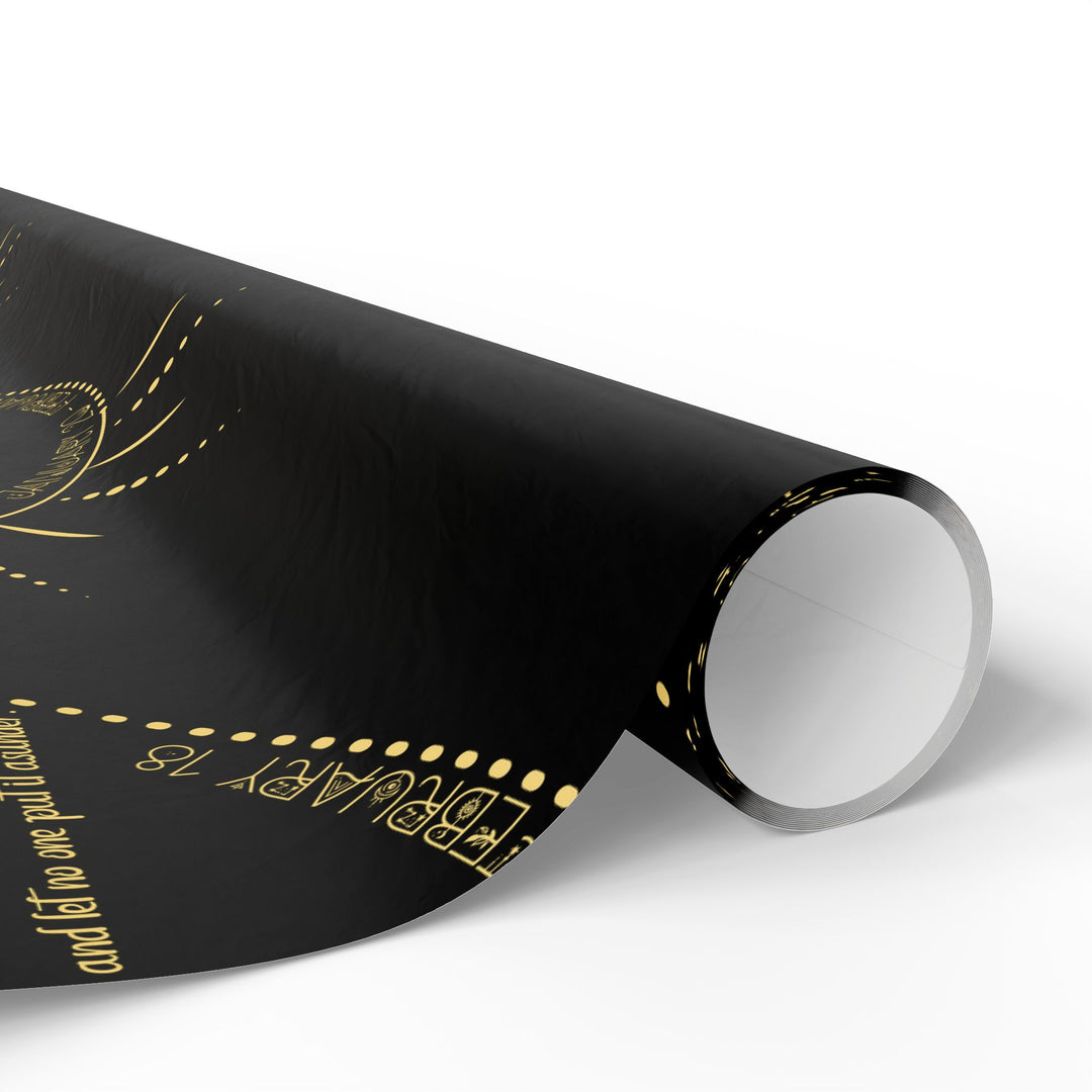 Aquarius Acrostic Poem Chic Gift Wrapping Paper