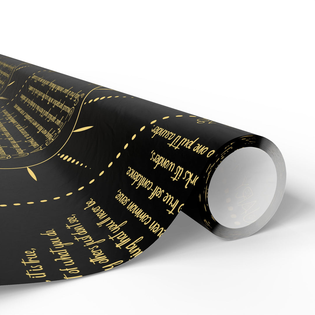 Aquarius Acrostic Poem Chic Gift Wrapping Paper