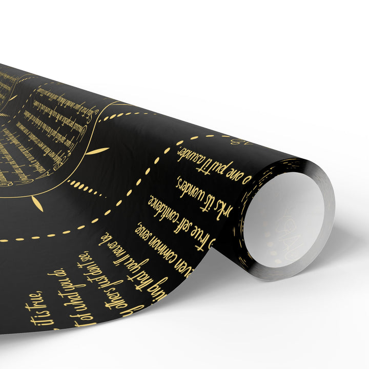 Aquarius Acrostic Poem Chic Gift Wrapping Paper