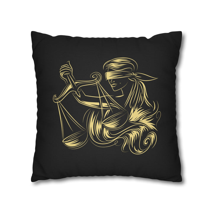 Libra Acrostic Poem Pillow Cover