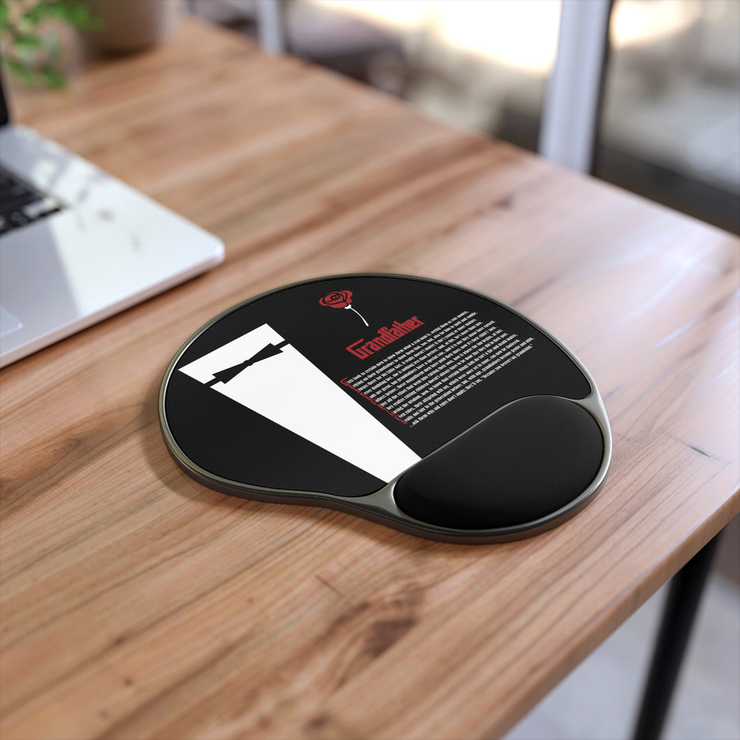 It's Just a Phrase Mouse Pad With Wrist Rest - Grandfather
