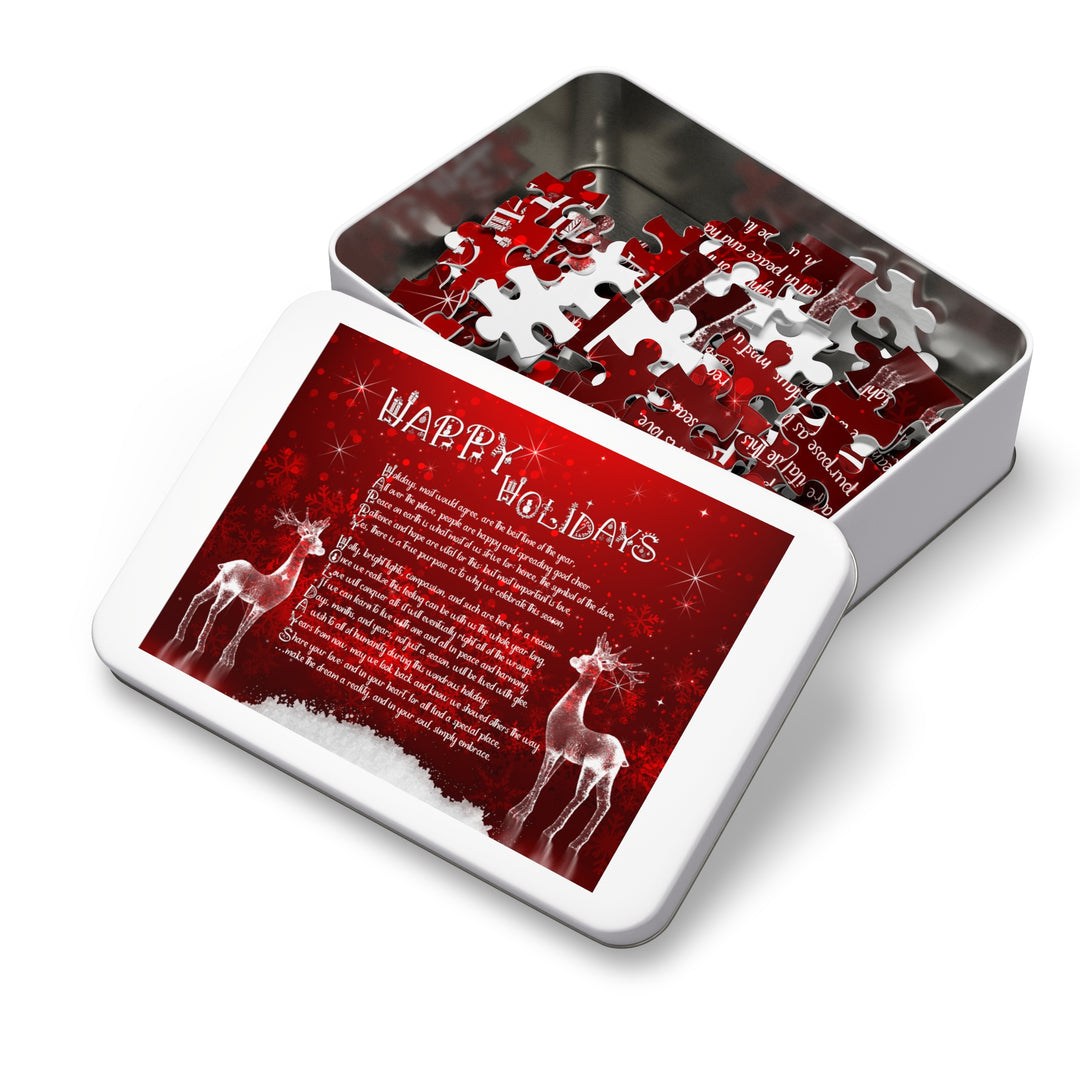 It's Just a Phrase Acrostic Poem Jigsaw Puzzle - Happy Holidays