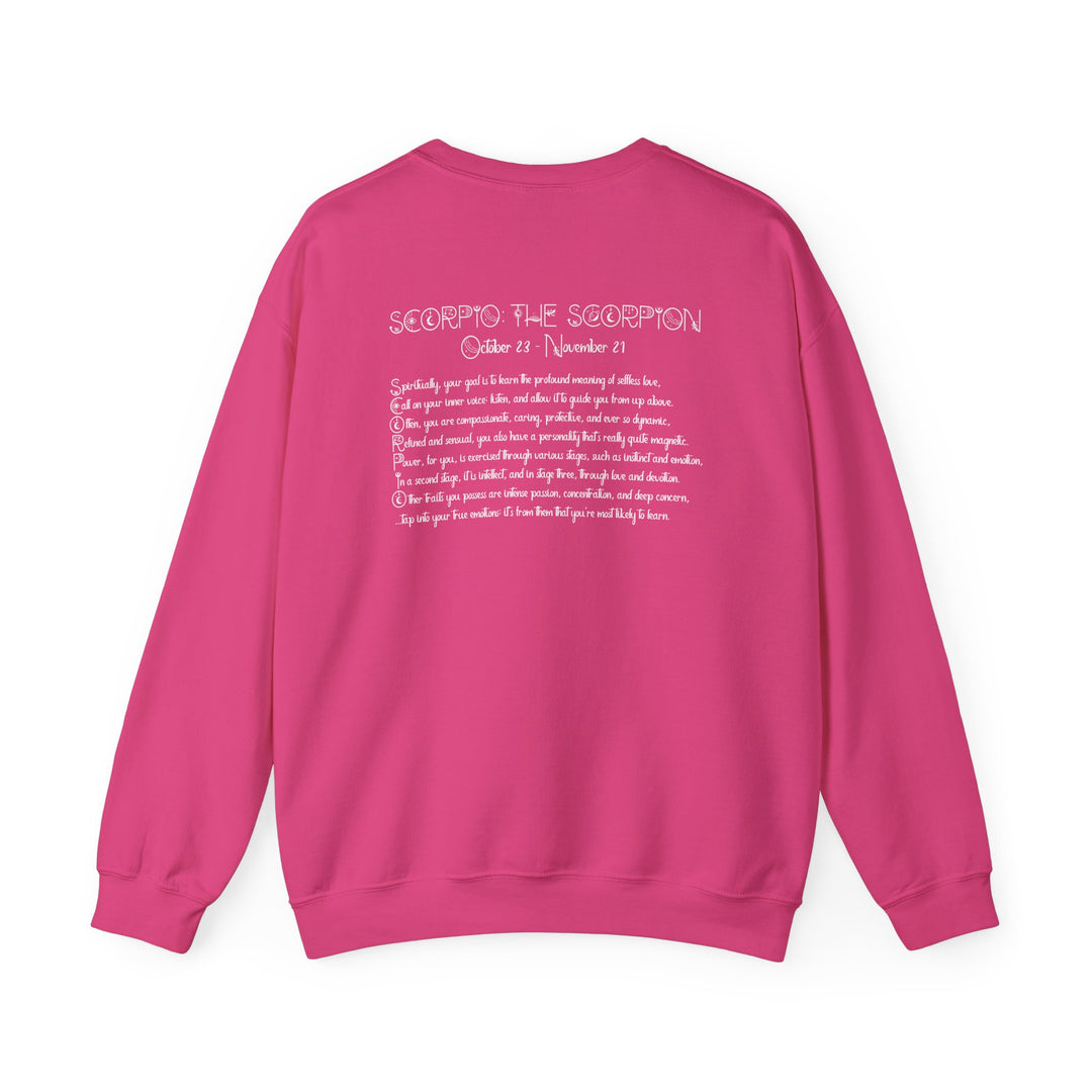 Scorpio Acrostic Poem Astrology Sweatshirt - Unisex