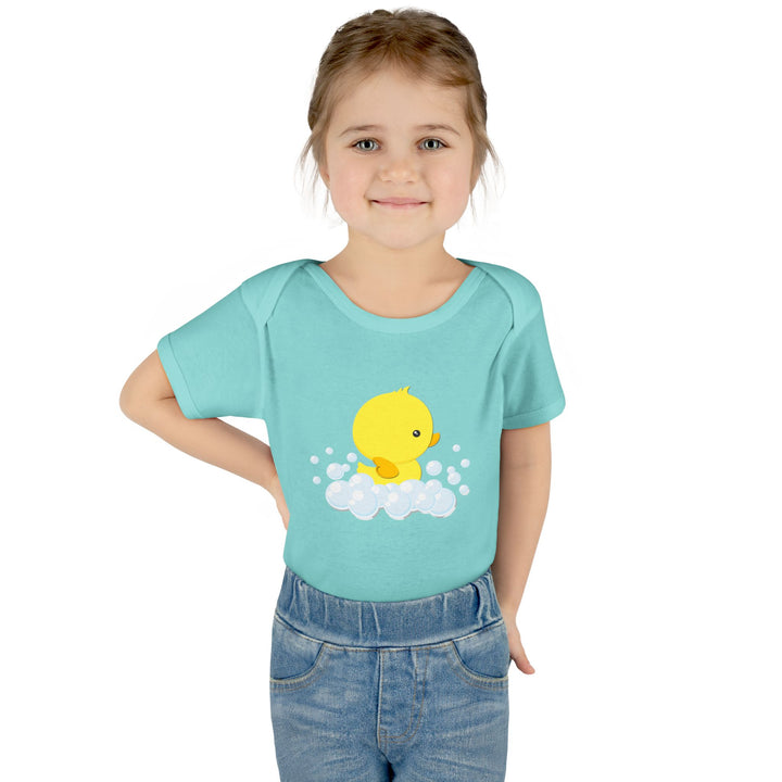 Baby Steps "It's a Boy" Acrostic Poem Bodysuit - Ducky Design
