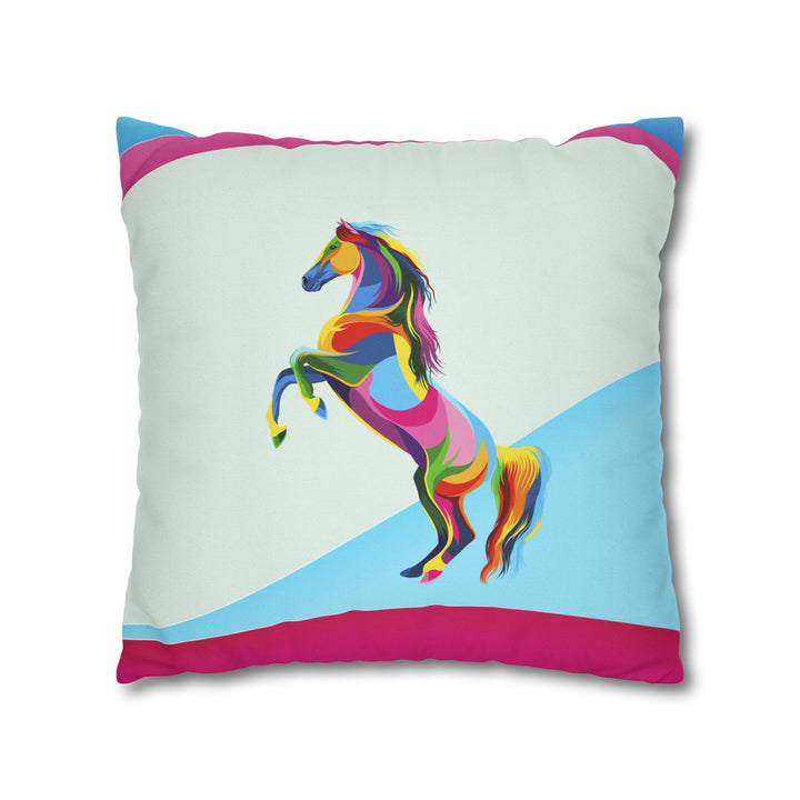 Namesakes Pillow Case Cover - Vibrant Horse Design
