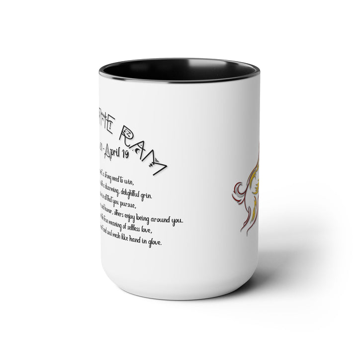 Aries Two-Tone Coffee Mugs - 15oz