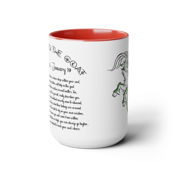 Capricorn Two-Tone Coffee Mugs - 15oz