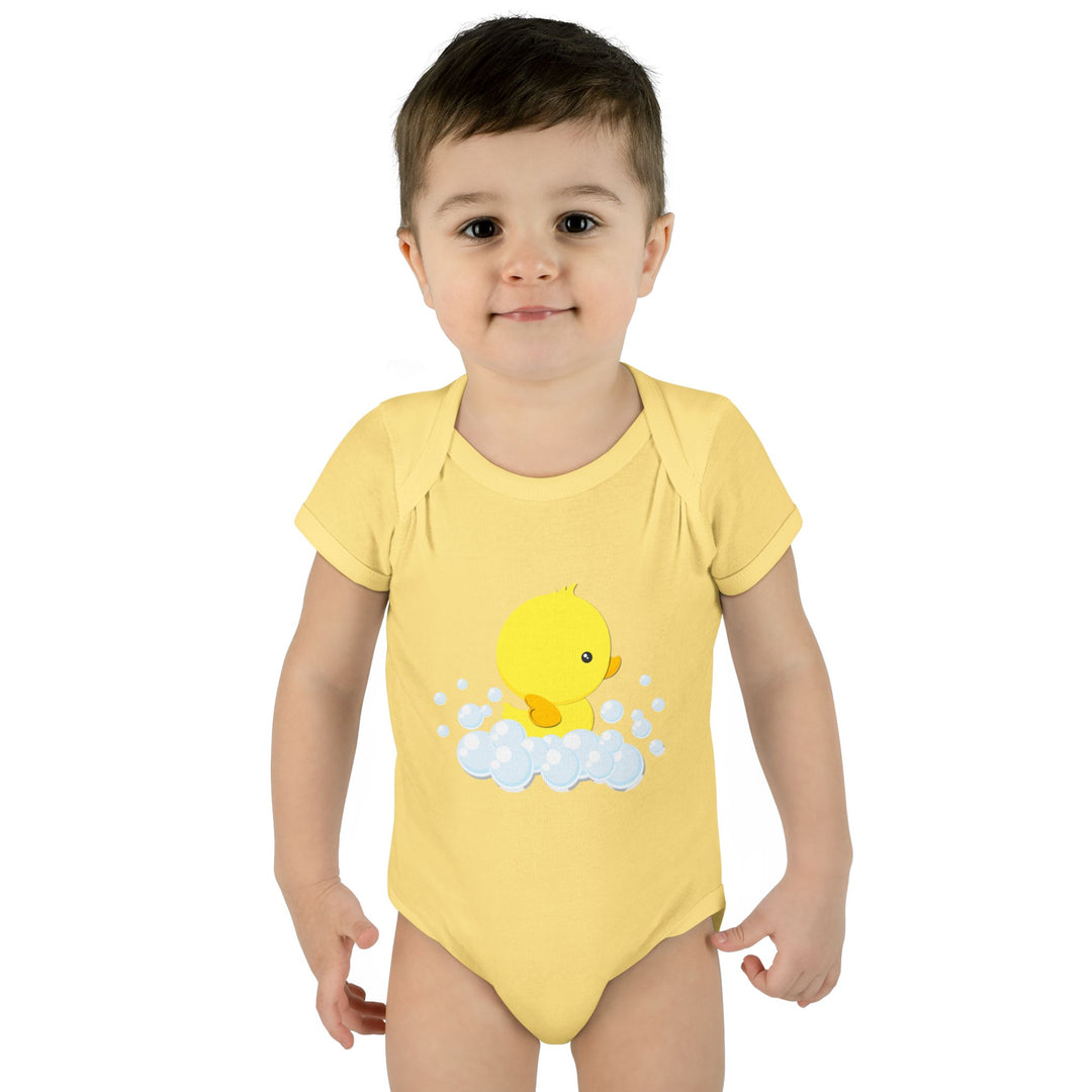 Baby Steps "It's a Boy" Acrostic Poem Bodysuit - Ducky Design