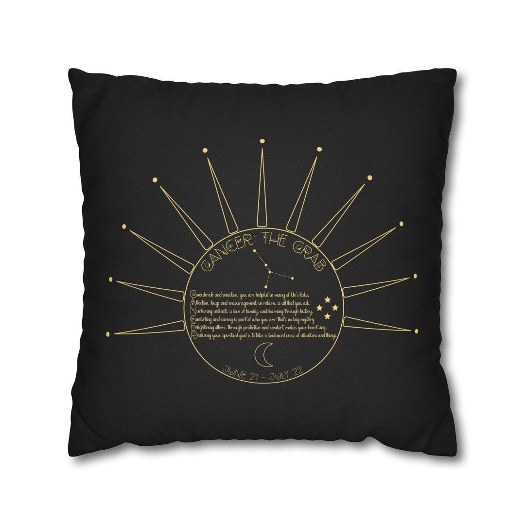 Cancer Acrostic Poem Pillow Cover