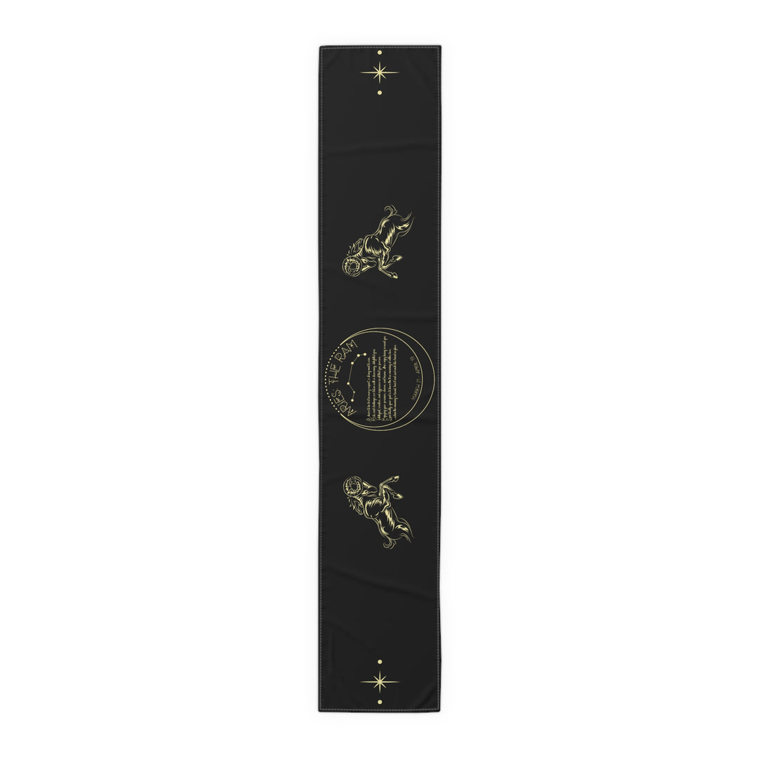 Aries Acrostic Poem Table Runner