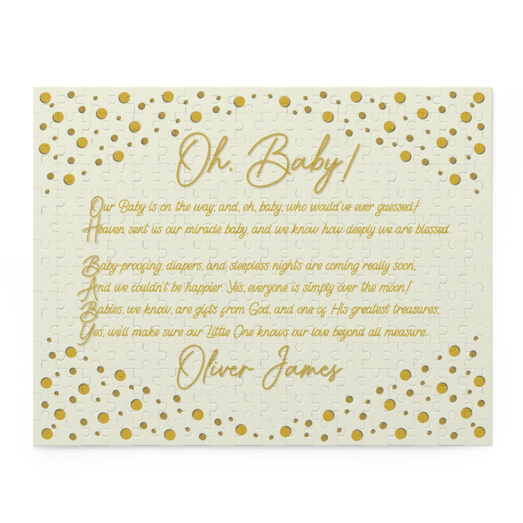 Oh, Baby! Acrostic Poem - Personalized