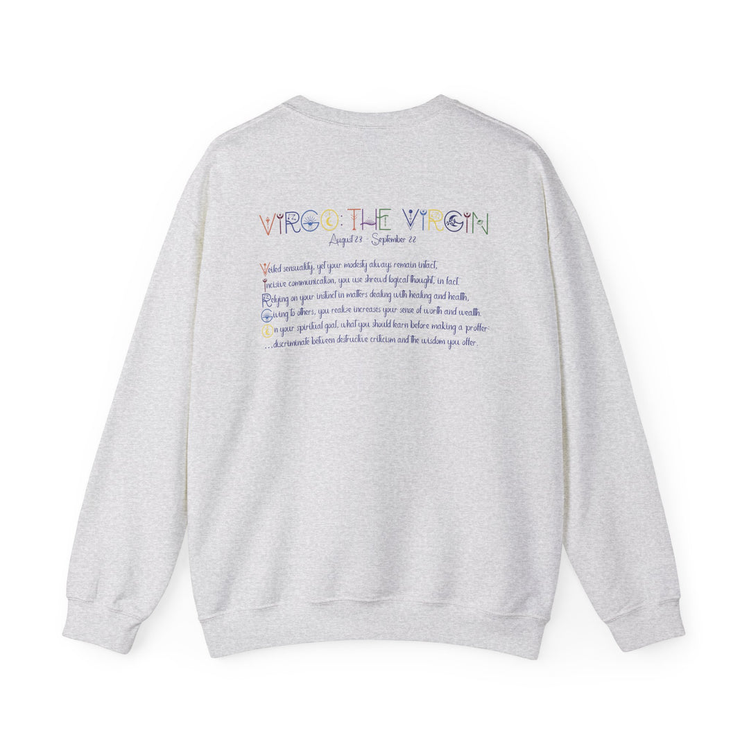 Virgo Acrostic Poem Astrology Sweatshirt - Unisex