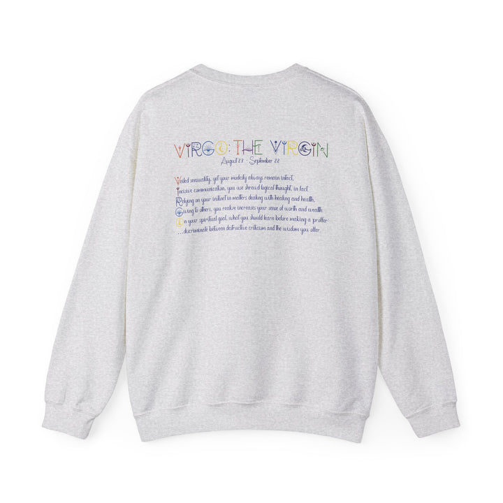 Virgo Acrostic Poem Astrology Sweatshirt - Unisex