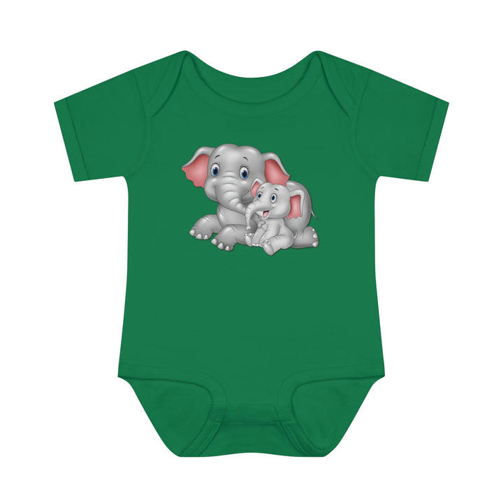 Baby Steps "It's a Girl" Acrostic Poem Bodysuit - Mommy & Baby Elephant