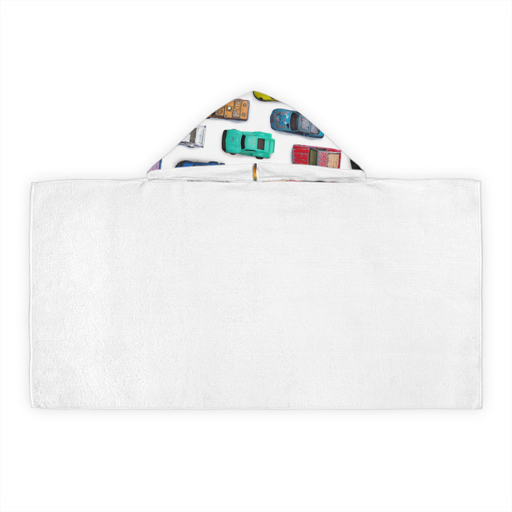 "Namesakes" Youth Hooded Towel - Toy Cars