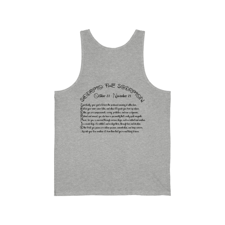 Written in the Stars Unisex Jersey Tank - Scorpio