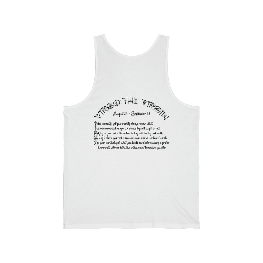 Written in the Stars Unisex Jersey Tank - Virgo