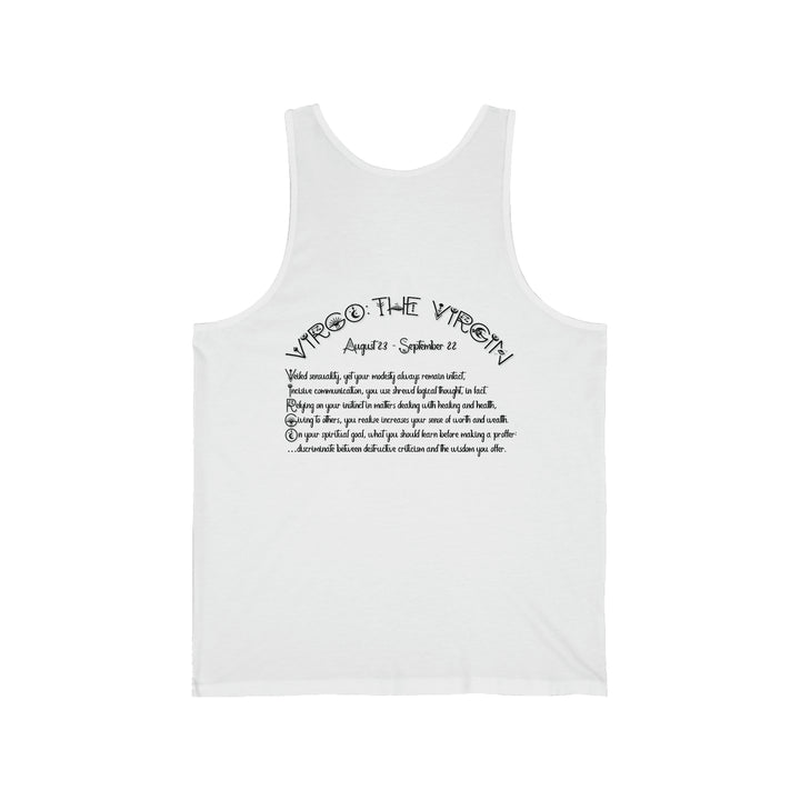 Written in the Stars Unisex Jersey Tank - Virgo