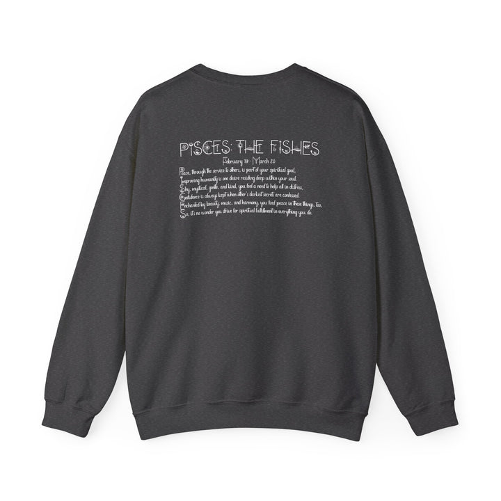 Pisces Acrostic Poem Astrology Sweatshirt - Unisex