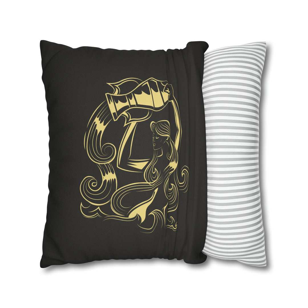 Written in the Stars Pillowcase/Cover Spelling Out "Aries"