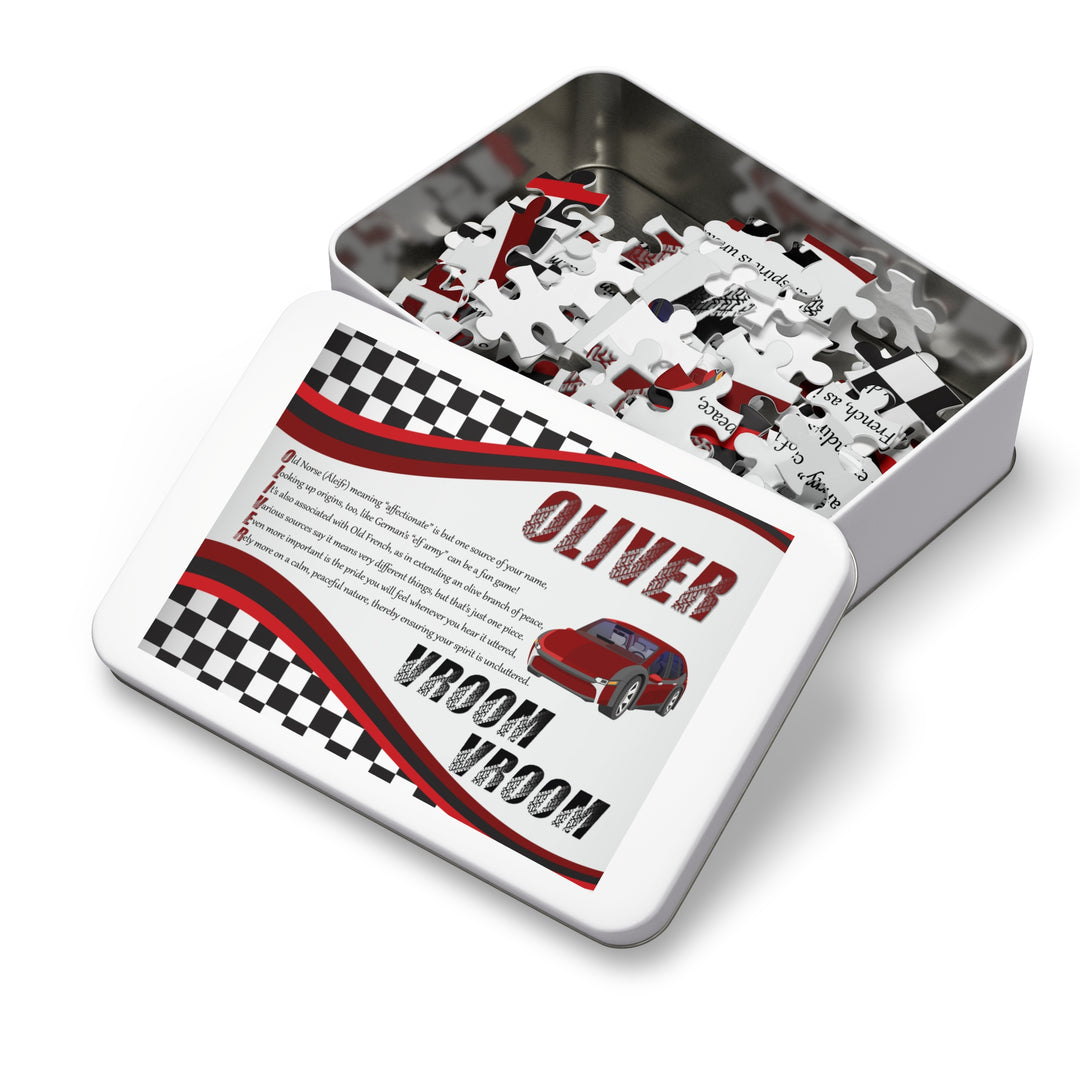 Namesakes Acrostic Poem Jigsaw Puzzle - Toy Cars