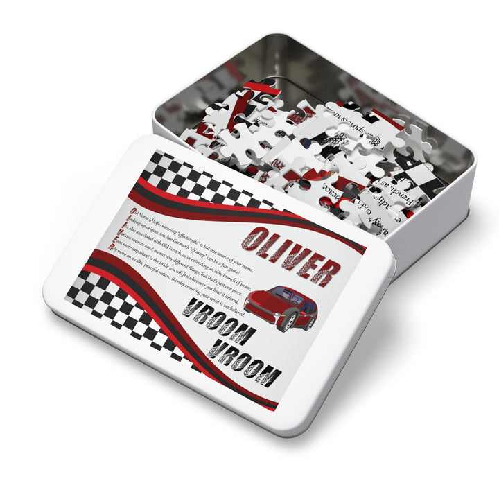 Namesakes Acrostic Poem Jigsaw Puzzle - Toy Cars