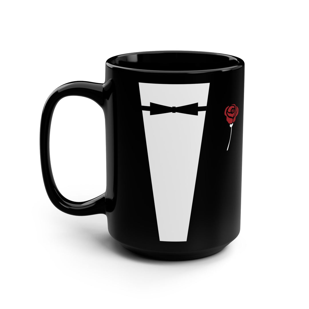 "Grandmother" Acrostic Poem Black Mug - 15oz