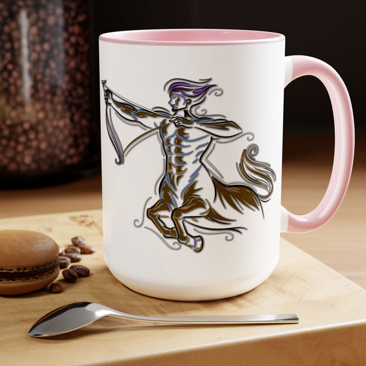 Sagittarius Two-Tone Coffee Mugs - 15oz