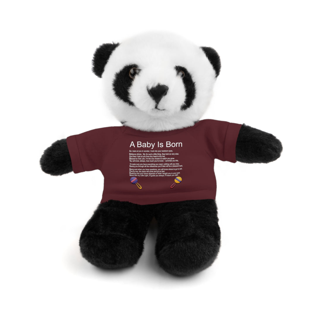 A Baby is Born Acrostic Poem Stuffed Animal Collection with T-Shirt - Wings