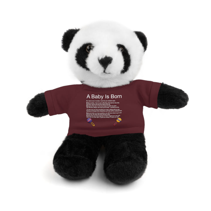 A Baby is Born Acrostic Poem Stuffed Animal Collection with T-Shirt - Wings