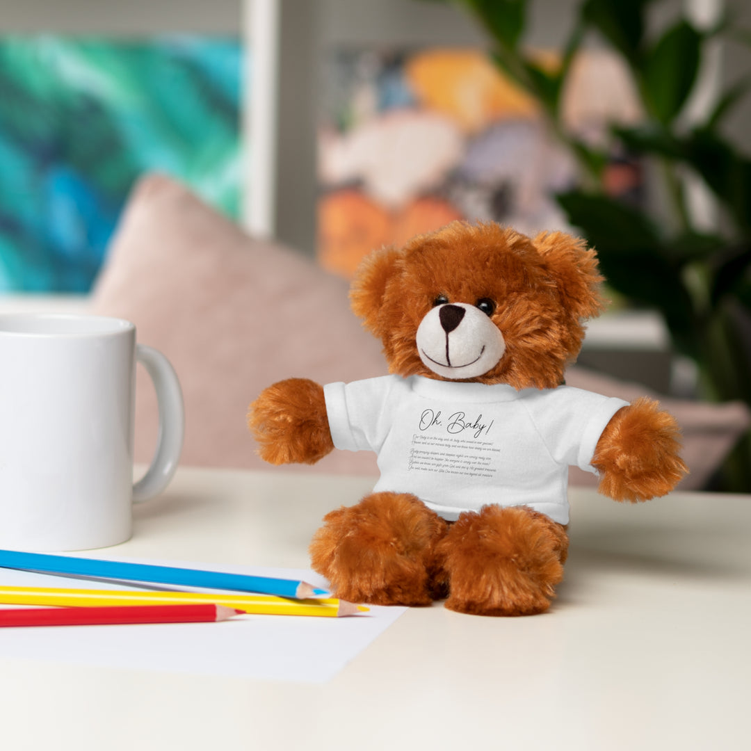 Oh, Baby Acrostic Poem Stuffed Animal Collection with T-Shirt