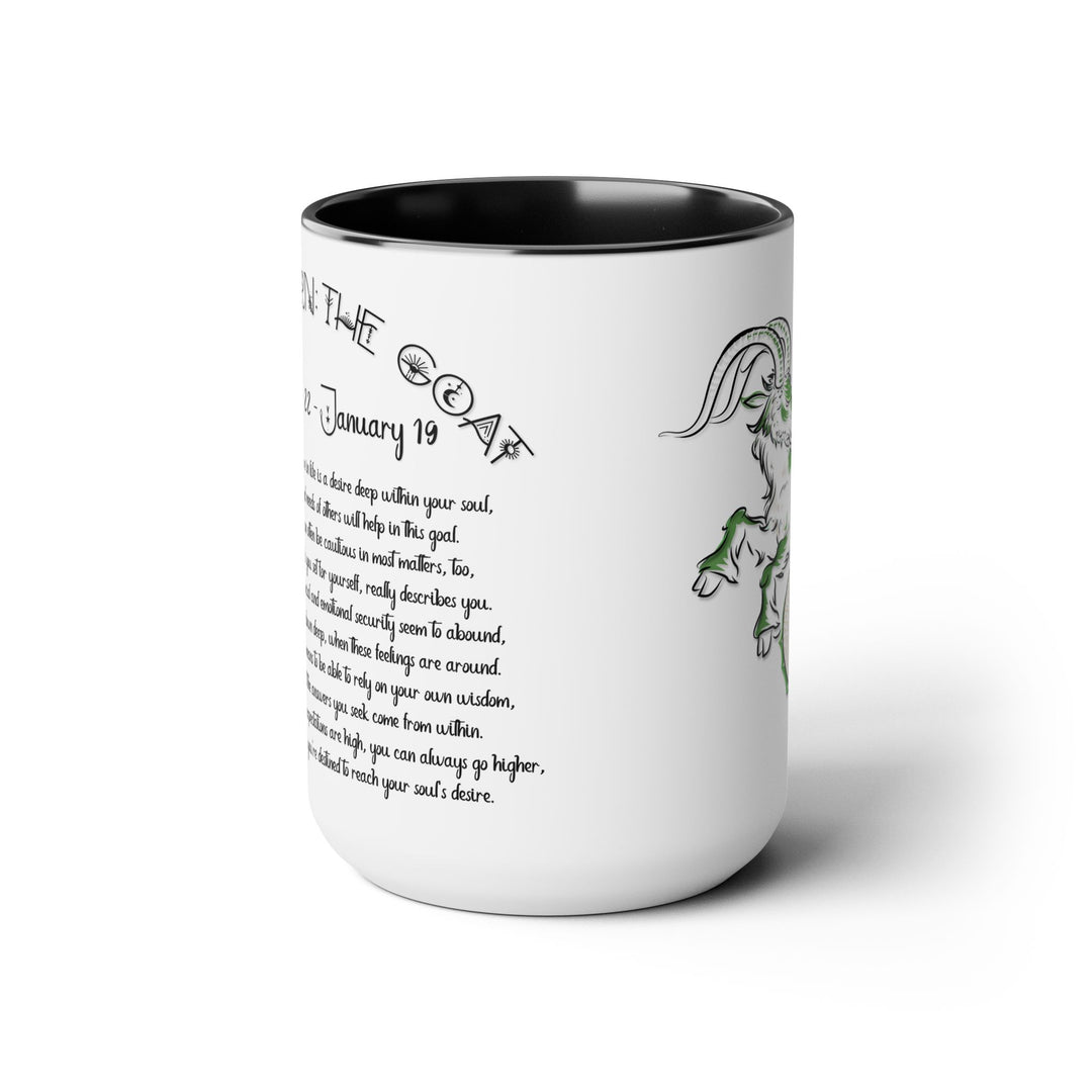 Capricorn Two-Tone Coffee Mugs - 15oz