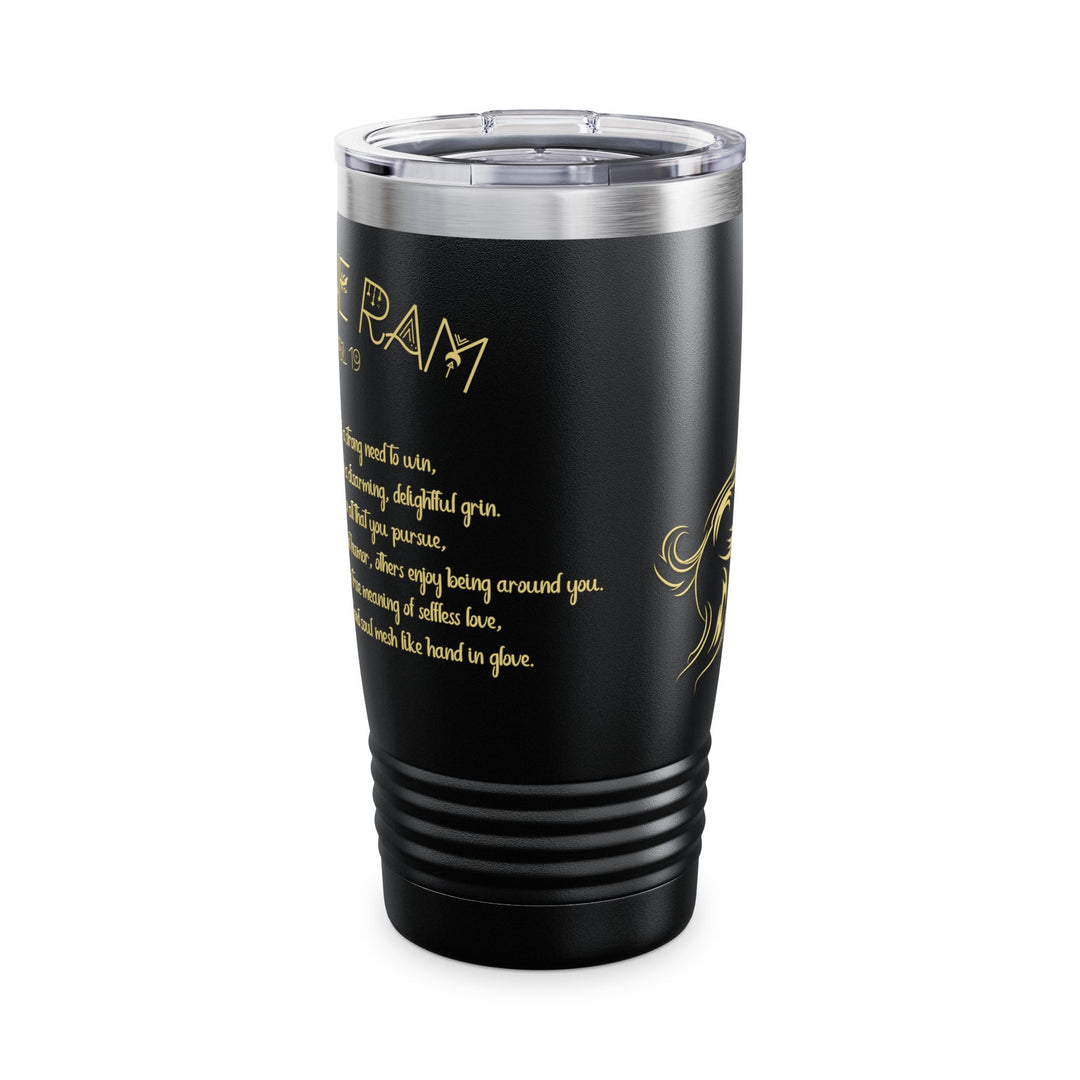 Aries Acrostic Poem Ringneck Tumbler - 20oz