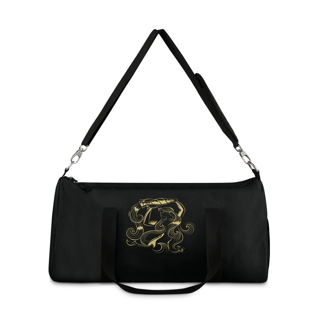 Aquarius Acrostic Poem Duffel Bag